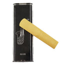 Plastic Saxophone Reeds Hardness 2.5 for Alto Saxophone Beginner Light Brown
