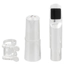 A2 Alto Saxophone Flute Head Clamps Mouthpiece Silver Instrument Accessor High Quality