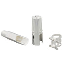 A2 Alto Saxophone Flute Head Clamps Mouthpiece Silver Instrument Accessor High Quality