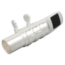 A2 Alto Saxophone Flute Head Clamps Mouthpiece Silver Instrument Accessor High Quality