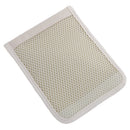 Flexible Strap Neck Pouch Passport Money Card Bag Holder Travel Accessory, Beige
