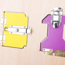 6 Metal Lock Door Board Plate Wooden for Kids Early Learning Educational Toy
