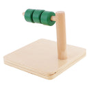Cylindrical Parappel Dial Wooden Toy for Kids Child Intelliegnece Developing