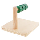 Cylindrical Parappel Dial Wooden Toy for Kids Child Intelliegnece Developing