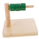 Cylindrical Parappel Dial Wooden Toy for Kids Child Intelliegnece Developing