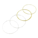 4pcs Strings for 4-String Banjo Loop End Strings Copper Wound High Quality