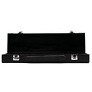 Leather Flute Case Storage Box Stage Accessory Black
