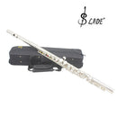 Silver 16-hole C key Flute with Split E Mechanism Orchestra Instrument