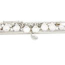 Silver 16-hole C key Flute with Split E Mechanism Orchestra Instrument