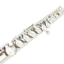 Silver 16-hole C key Flute with Split E Mechanism Orchestra Instrument