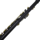 16 Holes Cupronickel Tube C Key Flute with Gig Bag Set Woodwind Instrument Black