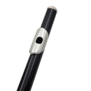 16 Holes Cupronickel Tube C Key Flute with Gig Bag Set Woodwind Instrument Black