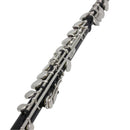 16 Holes Cupronickel Tube C Key Flute with Gig Bag Set Woodwind Instrument Black