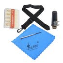 Quality 7 in 1 Clarinet Parts Mouthpiece with Ligature&Cap&Cleaning Cloth&Reeds&Neck Strap for Clarinet Performance