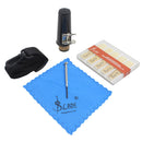 Quality 7 in 1 Clarinet Parts Mouthpiece with Ligature&Cap&Cleaning Cloth&Reeds&Neck Strap for Clarinet Performance