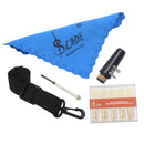 Quality 7 in 1 Clarinet Parts Mouthpiece with Ligature&Cap&Cleaning Cloth&Reeds&Neck Strap for Clarinet Performance