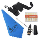 Quality 7 in 1 Clarinet Parts Mouthpiece with Ligature&Cap&Cleaning Cloth&Reeds&Neck Strap for Clarinet Performance