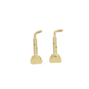 Set of 2 Pieces Chin Rest Screws for 3/4 4/4 Size Violin Replacement Accessory 1.77 x 0.05inch