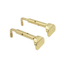 Set of 2 Pieces Chin Rest Screws for 3/4 4/4 Size Violin Replacement Accessory 1.77 x 0.05inch