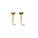 Set of 2 Pieces Chin Rest Screws for 3/4 4/4 Size Violin Replacement Accessory 1.77 x 0.05inch