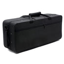 Music Trumpet Soft Case Oxford Cloth Gig Bag Water-resistant Bag with Shoulder Starps Black