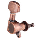 Acoustic Electric Folk Guitar Enclosed Tuning Peg Tuners Key 3R3L Red Copper