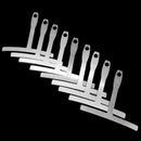 Guitar Bass Under String Radius Gauge Stainless Steel Luthier Tool Set Silver