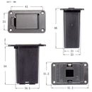 Musical Instruments Guitar Bass 9V Pickup Battery Cover for Active Pickups