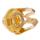 2Pcs 1/4"Stereo Input Jack Socket Electric Guitar Bass Active Pickup Output Golden Music Accessory