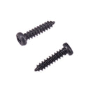 50 Pieces Iron Tuning Key Tuner Mounting Screw for Guitar Bass Replacement Accessory Black