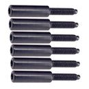 6 Piece Hexagon Screws For Electric Guitar Tremolo Bridge (Black)