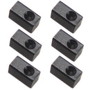 6 Pieces Electric Guitar Tremolo Bridge Code Saddle Insert Lock String Iron Blocks DIY Electric Guitar Parts Replacement