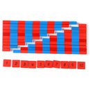 Montessori Material Numerical Robs Family Set Unisex Early Learning Toy Gift