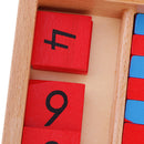 Montessori Material Numerical Robs Family Set Unisex Early Learning Toy Gift