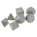 Set of 7 Multi-sided Dice D4-D20 for DND TRPG MTG Game Accessory DIY Glow In The Dark 0.62inch