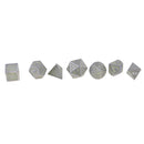 Set of 7 Multi-sided Dice D4-D20 for DND TRPG MTG Game Accessory DIY Glow In The Dark 0.62inch