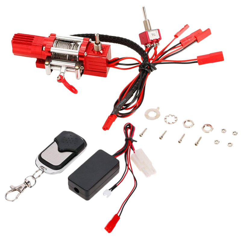 1/10 RC Crawler Automatic Winch Switch w/ Remote Receiver for RC RC4WD Buggy