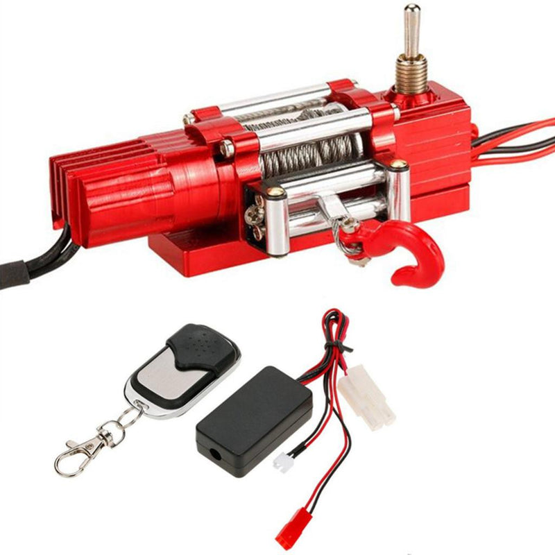 1/10 RC Crawler Automatic Winch Switch w/ Remote Receiver for RC RC4WD Buggy