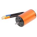 Water-resistant Aluminium Alloy 3660 3800KV Brushless Motor 4 Poles for 1/10 RC Car Vehicle 2.36 x 1.41inch