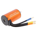 Water-resistant Aluminium Alloy 3660 3800KV Brushless Motor 4 Poles for 1/10 RC Car Vehicle 2.36 x 1.41inch