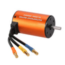 Water-resistant Aluminium Alloy 3660 3800KV Brushless Motor 4 Poles for 1/10 RC Car Vehicle 2.36 x 1.41inch