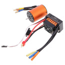 Upgrade Waterproof Brushless 3650 3500KV Motor+60A Brushless ESC Combo for 1/10 RC Car Parts