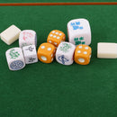 Mini 144 Mahjong Tiles Chinese Mahjong Mahjongg Travel Game Set for Whole Family Fun Compact Size