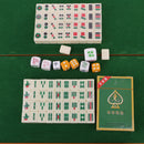 Mini 144 Mahjong Tiles Chinese Mahjong Mahjongg Travel Game Set for Whole Family Fun Compact Size