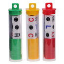 23 Pieces Casino Style Poker Chip Set with 3 Pieces Dice for Board Game Fun 3 Colors