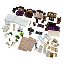 Miniatures European Style Family House Funiture Model Set 1/25 Home Decoration Gift DIY Dollhouse Black