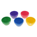 Set of 5 Colorful Miniature Wooden Bowl Pretend Play Toy for Young Children