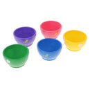 Set of 5 Colorful Miniature Wooden Bowl Pretend Play Toy for Young Children