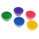 Set of 5 Colorful Miniature Wooden Bowl Pretend Play Toy for Young Children