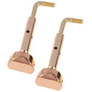 2 Pieces Violin Chin Rest Gold Clamp Screw for 3/4 & 4/4 Violin Accessories Detachable